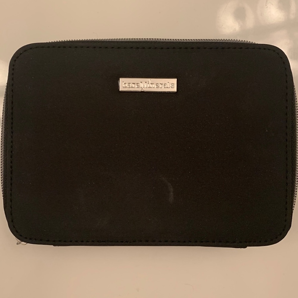 New!  Bare Minerals black makeup case with mirror
